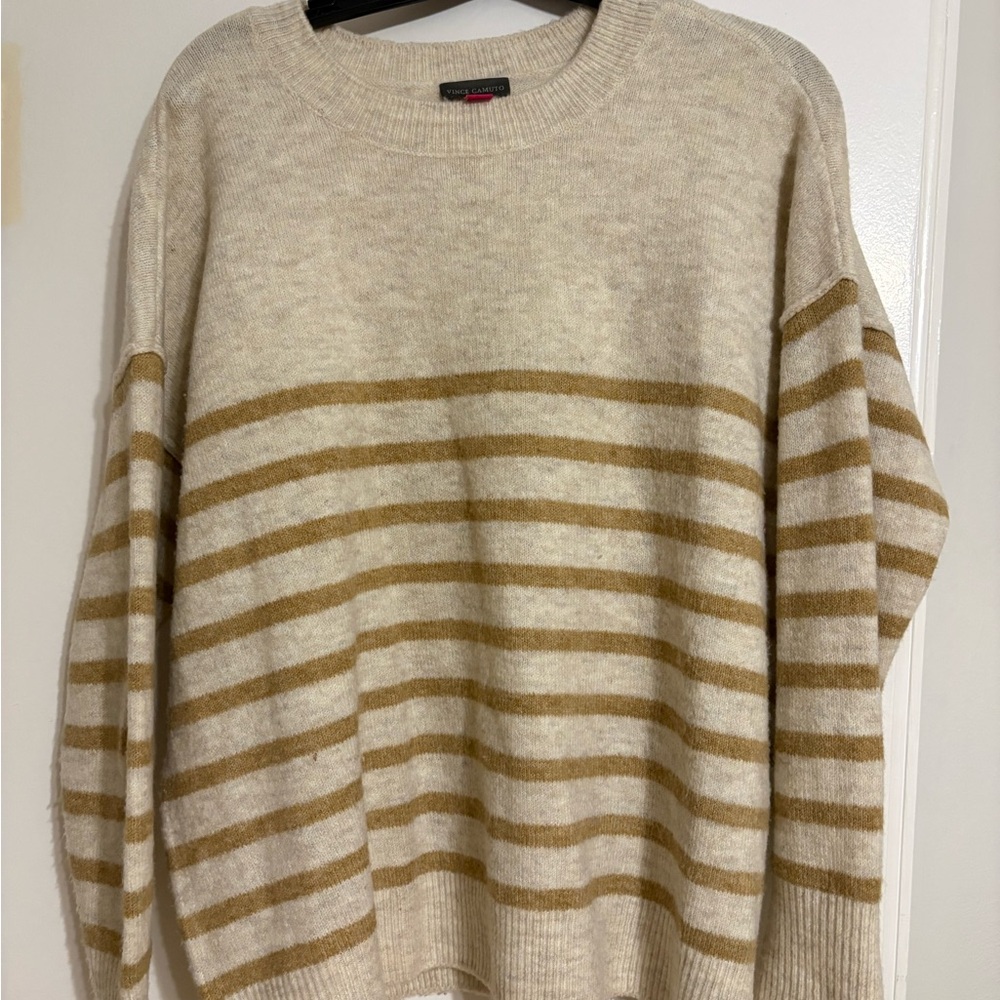 Vince Camuto Cream Knit Sweater